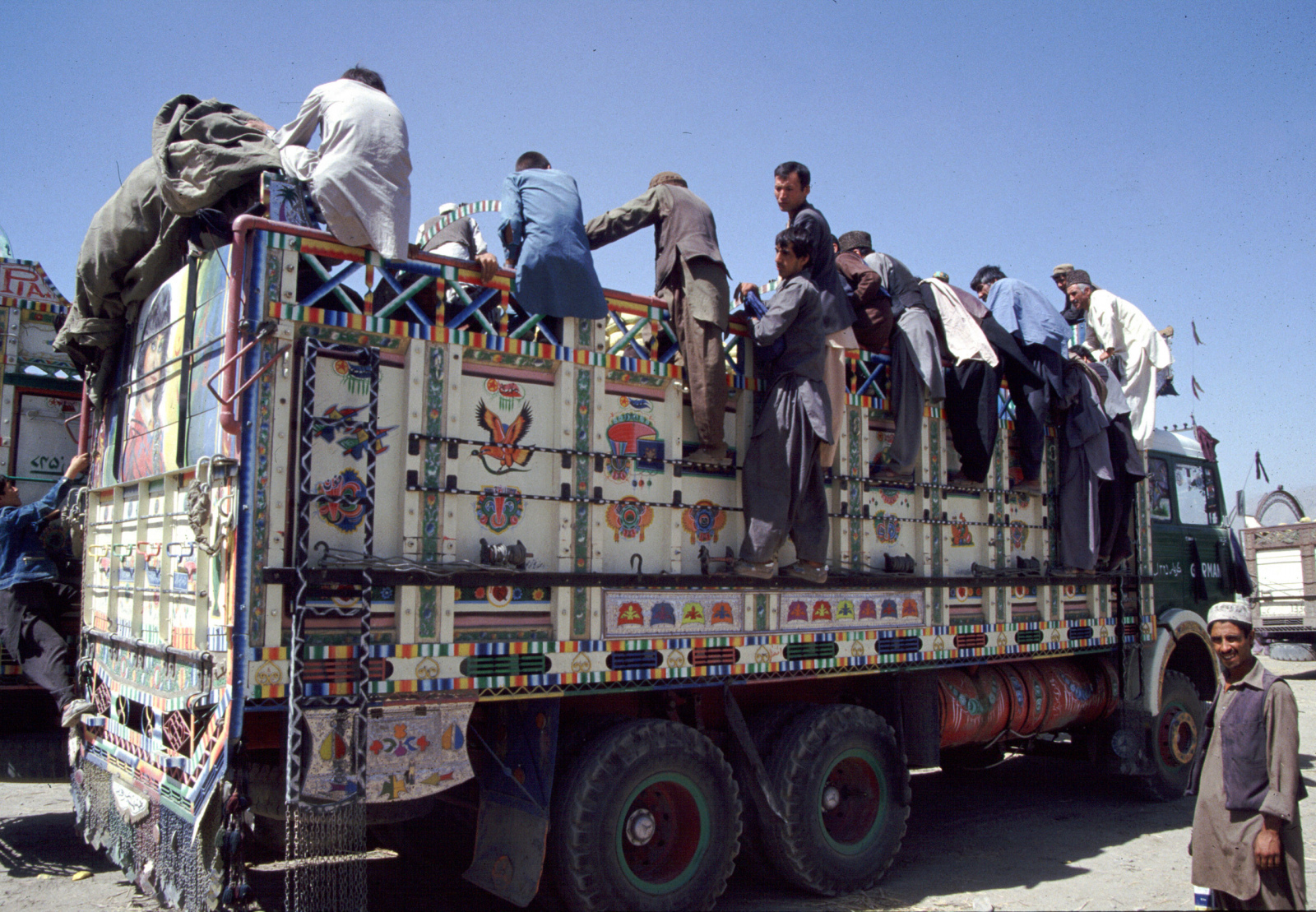 Haupttransportmittel Lastwagen