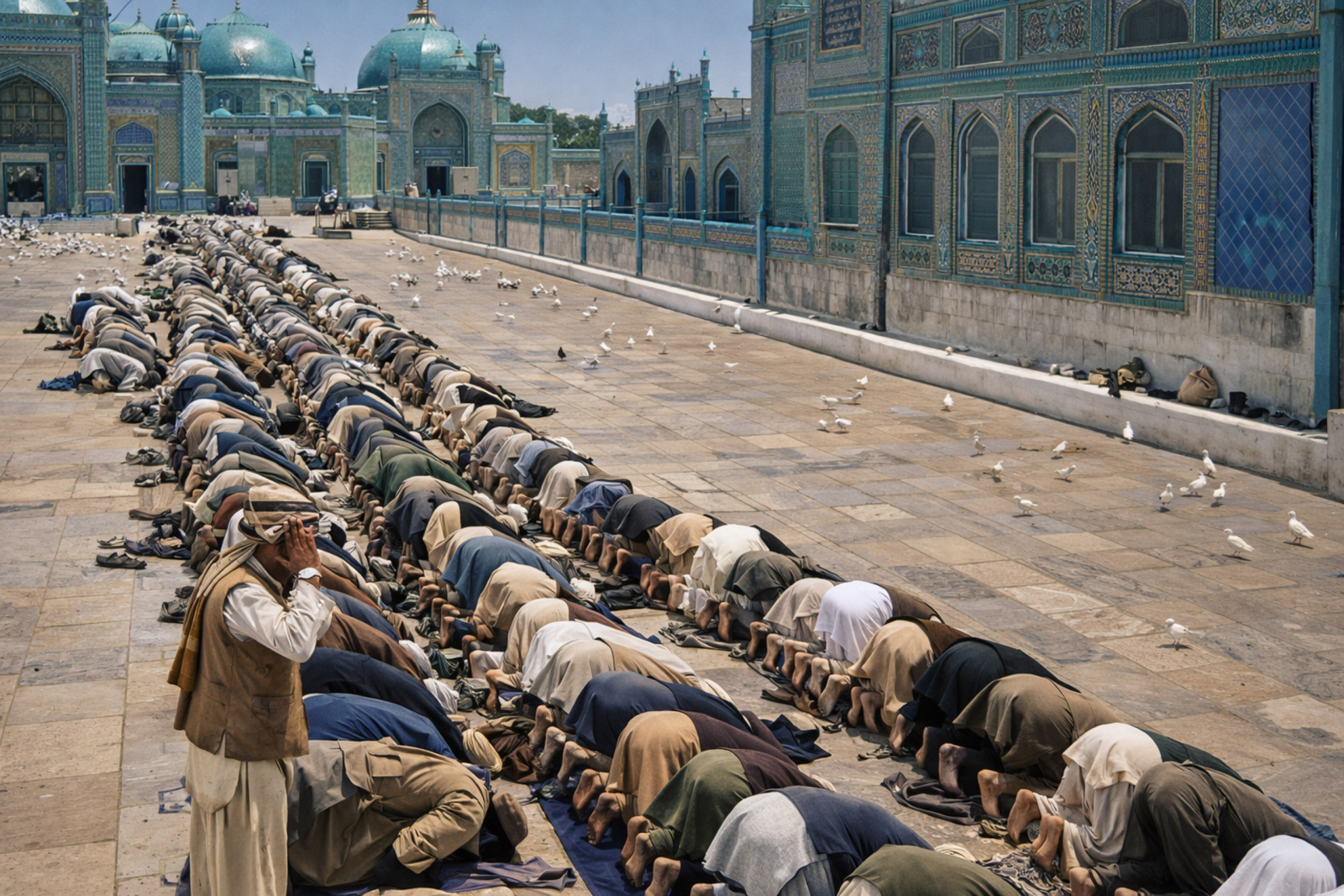 Freitagsgebet in der Blauen Moschée
