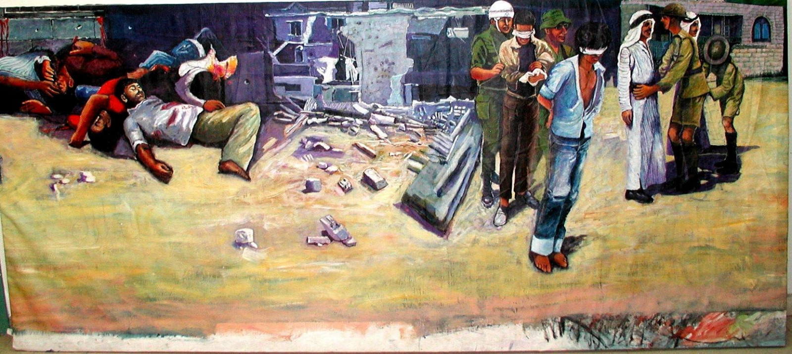 Gaza -Eein weiteres Wandgemälde verherrlicht den Widerstandenhaus