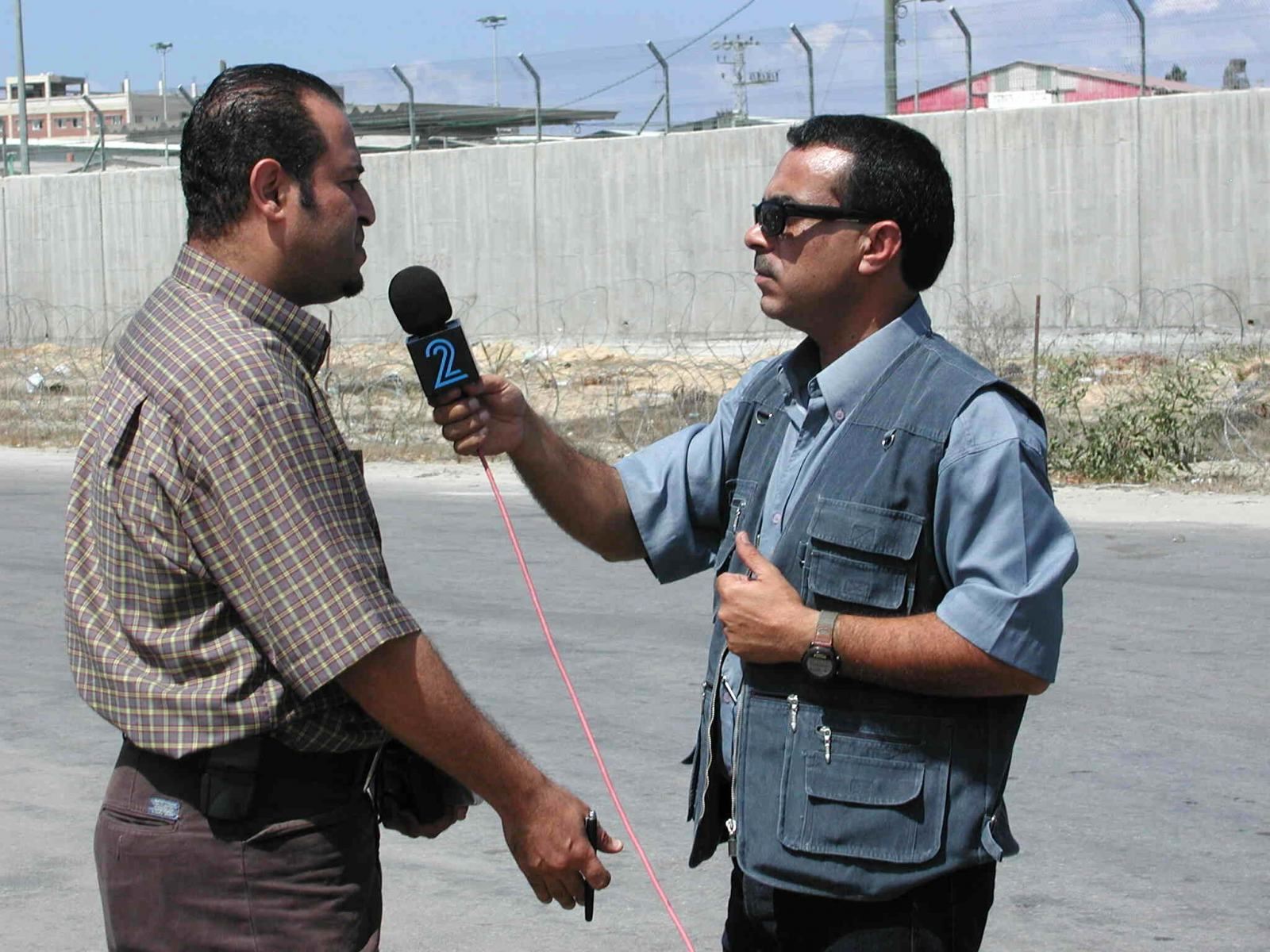 Saud Abu Ramadan, unser Mitarbeiter (links). Er ist inzwischen gestorben.