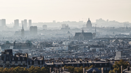 Morgendunst im Gegenlicht