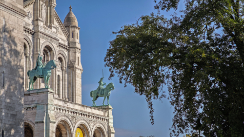 Sacre Coeur, die Basilika von Montmartre - Eigentlich monumental und fast kitschig. Dennoch .... Schön