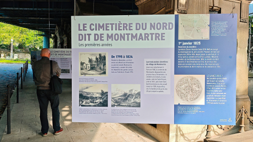 Der historische Montmartre-Friedhof