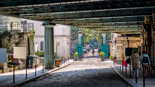 Unterführung am Ausgang