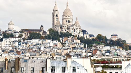 Vom Balkon des Musée d'Orsay auf dem linken Seine-Ufer