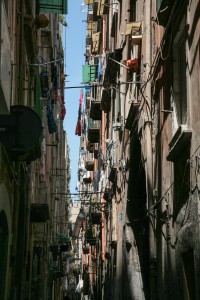 Enger Kontakt zwischen den Häusern