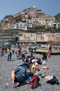 Schülergruppe - Positano