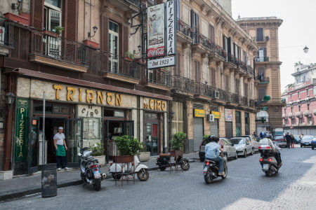 Die Pizzeria "Trianon da Ciro" (Beschreibung s.o.)