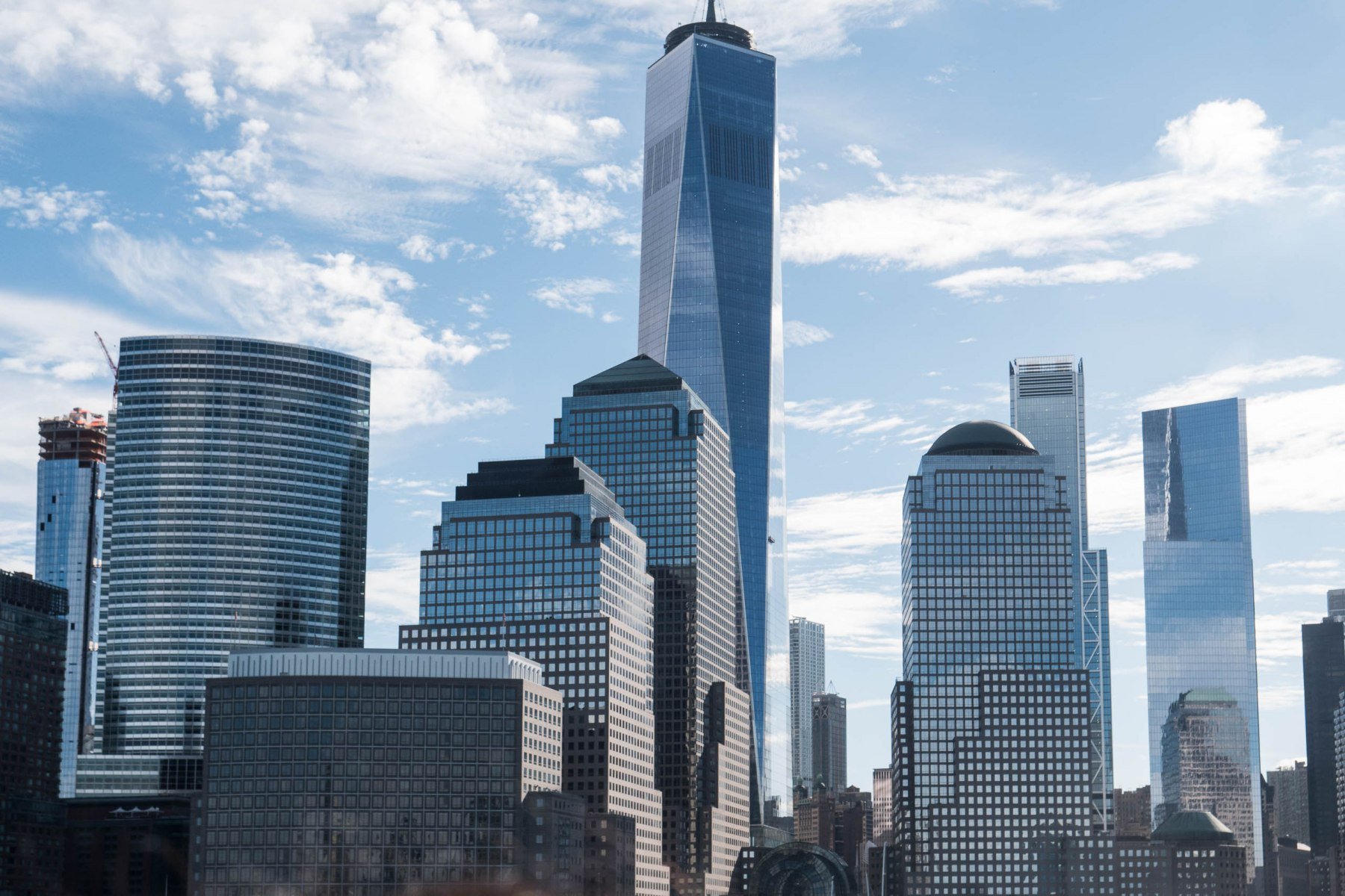 Manhatten mit dem neuen Trade-Center