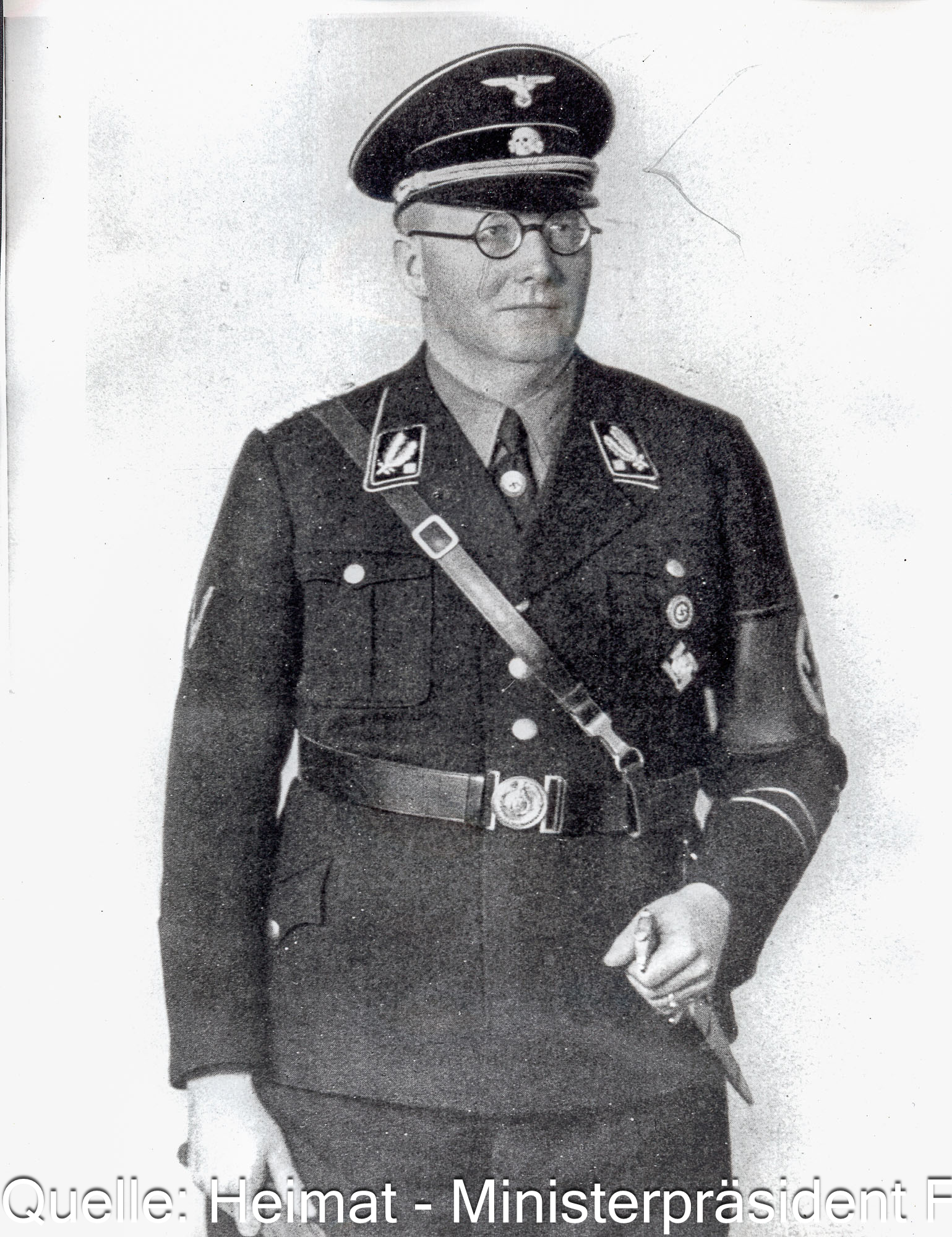 Portrait Staatsminister Alfred Freyberg